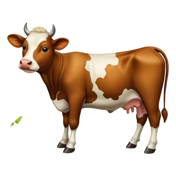 En ku som sier mø sticker