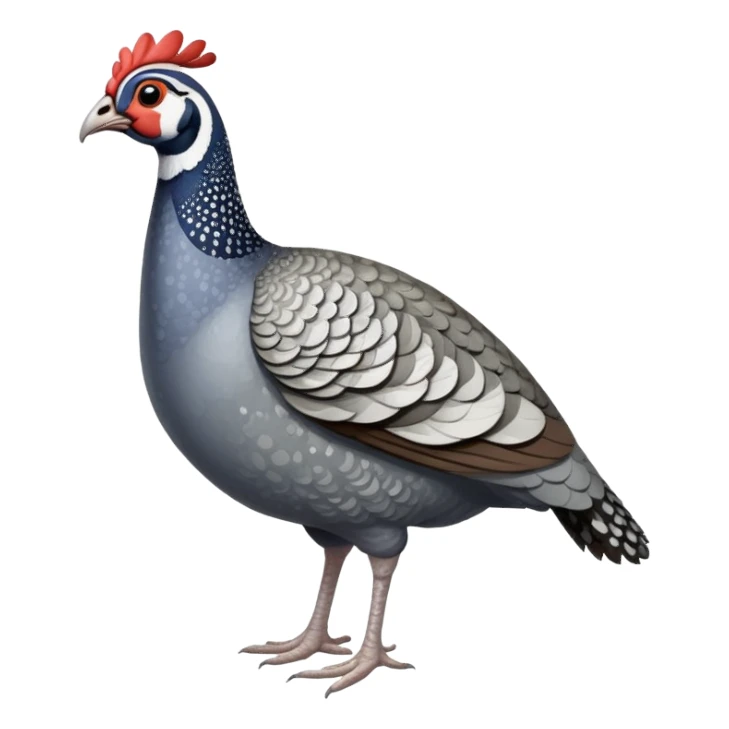 guinea fowl 
 sticker