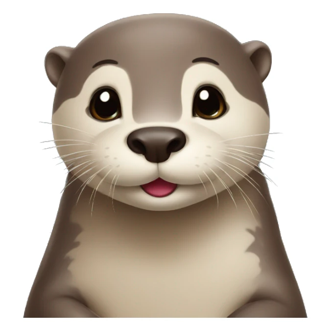 otter in love sticker