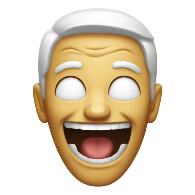 Evil and laughing sticker