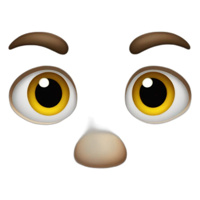 not happy face sticker