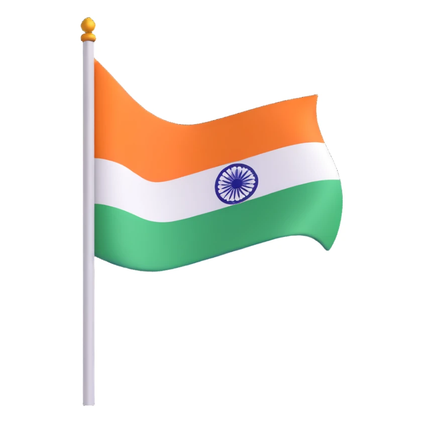 Indian flag sticker