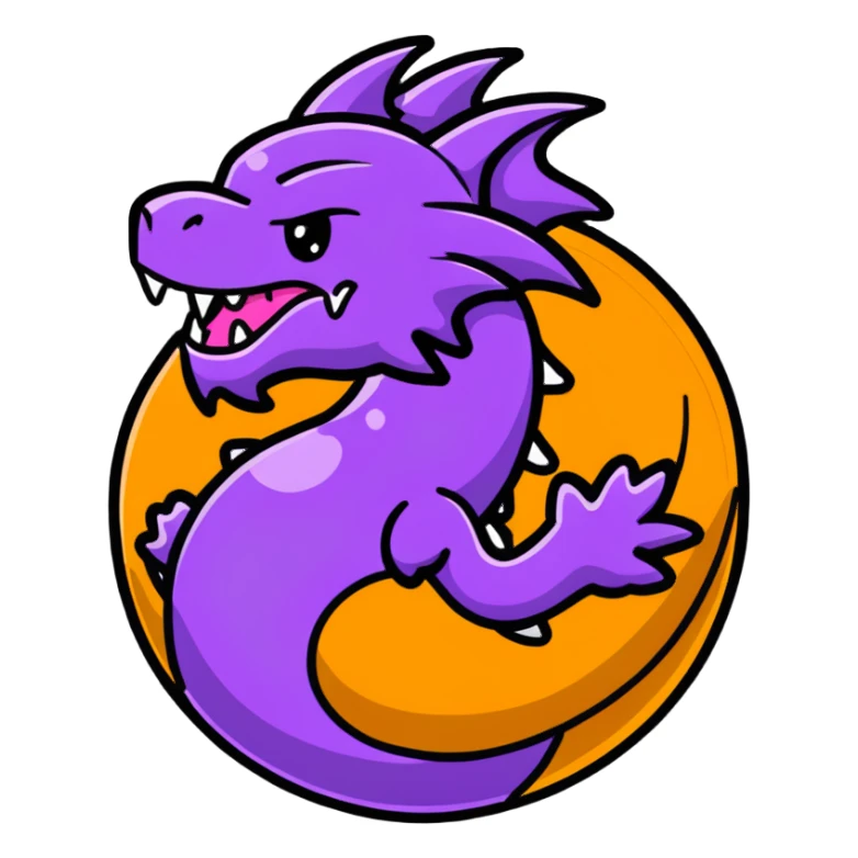 Dragon Ball with stars sticker