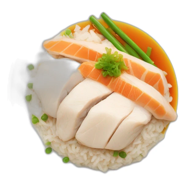 hainanese chicken rice sticker