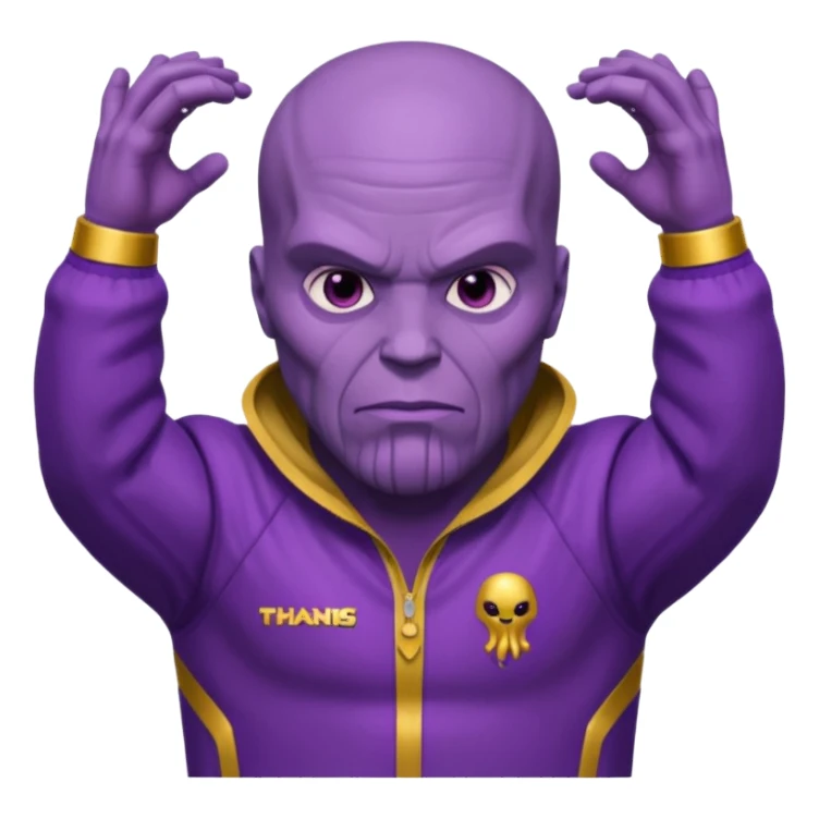 thanos from squid game sticker