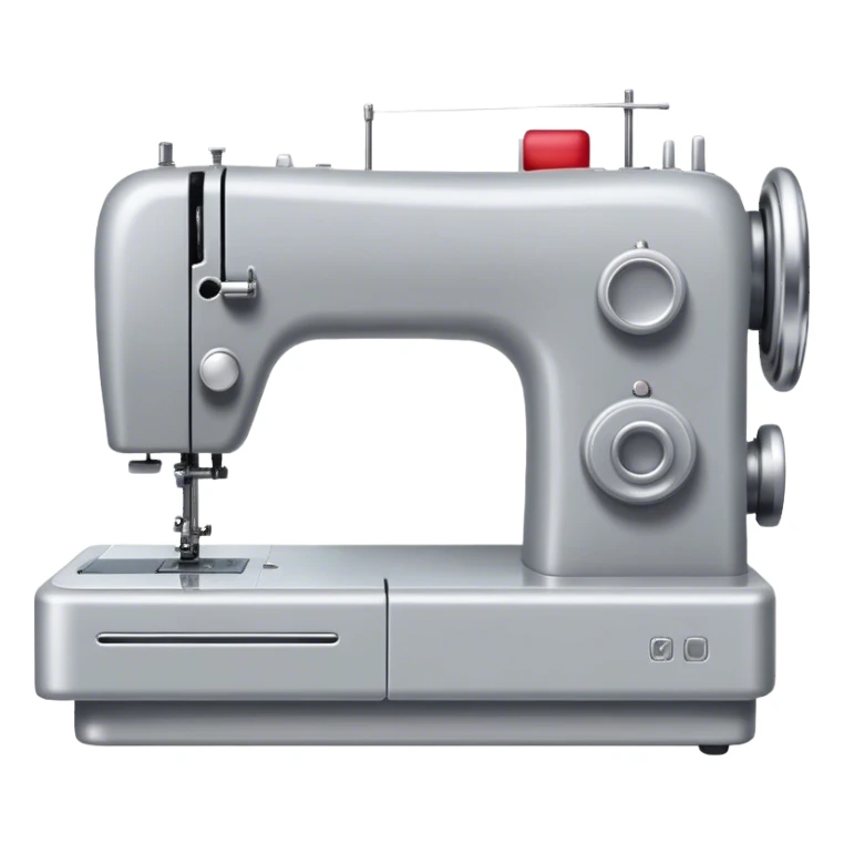 Máquina de coser gris claro  sticker