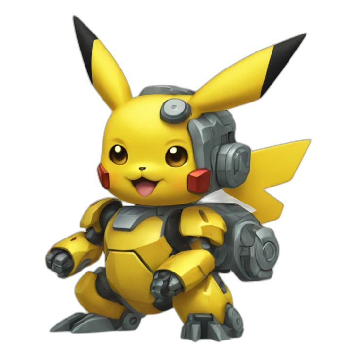 mecha pikachu sticker