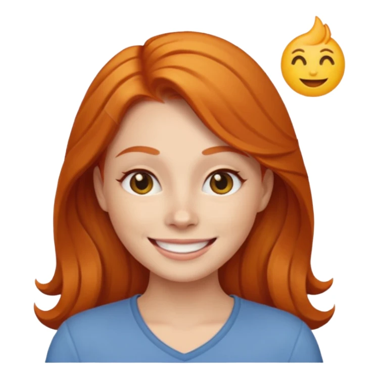 i would like a gingerwoman emoji sticker