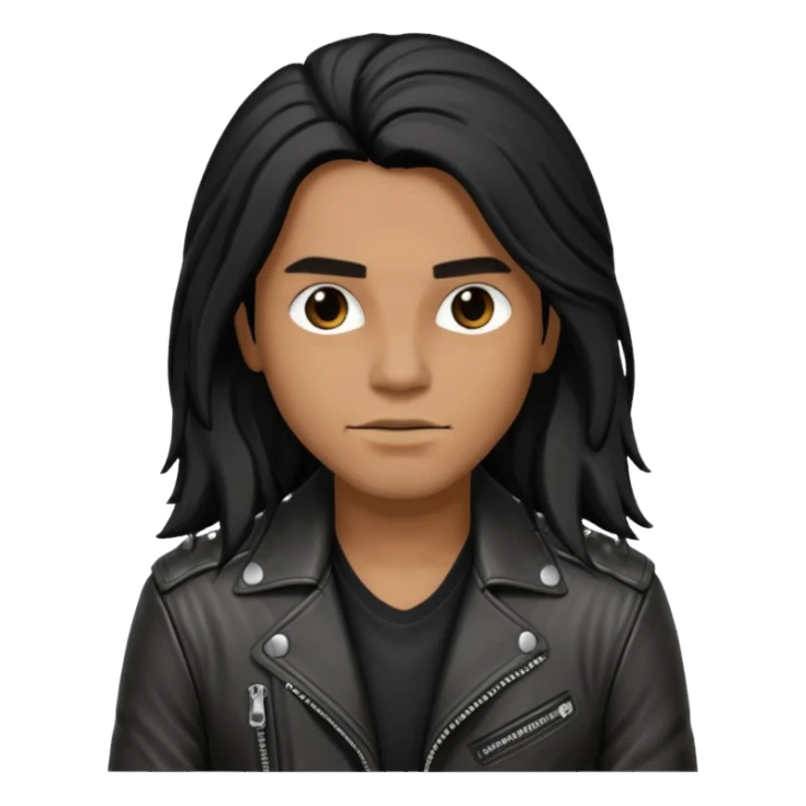 rocker with brown skin sticker