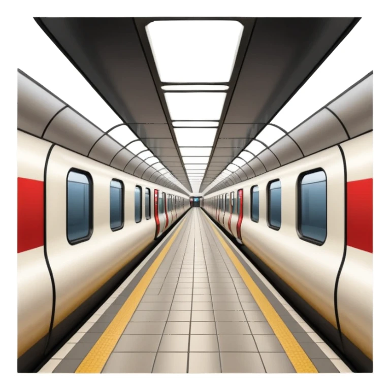 underground train tube vienna sticker