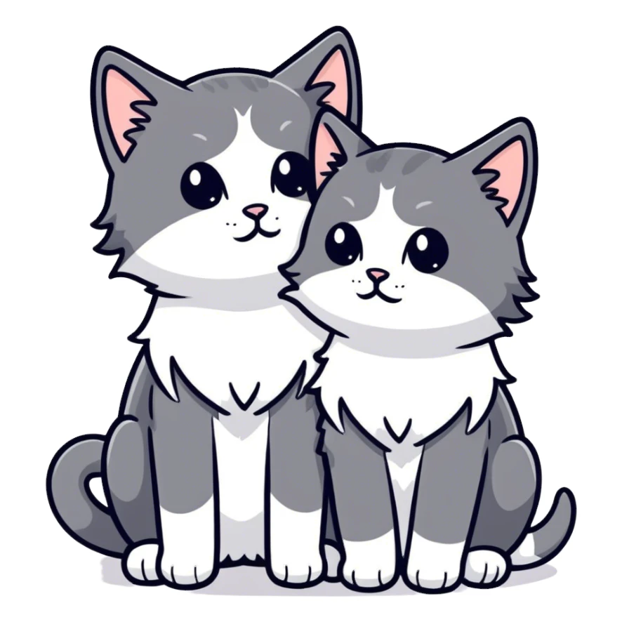 kittens sticker