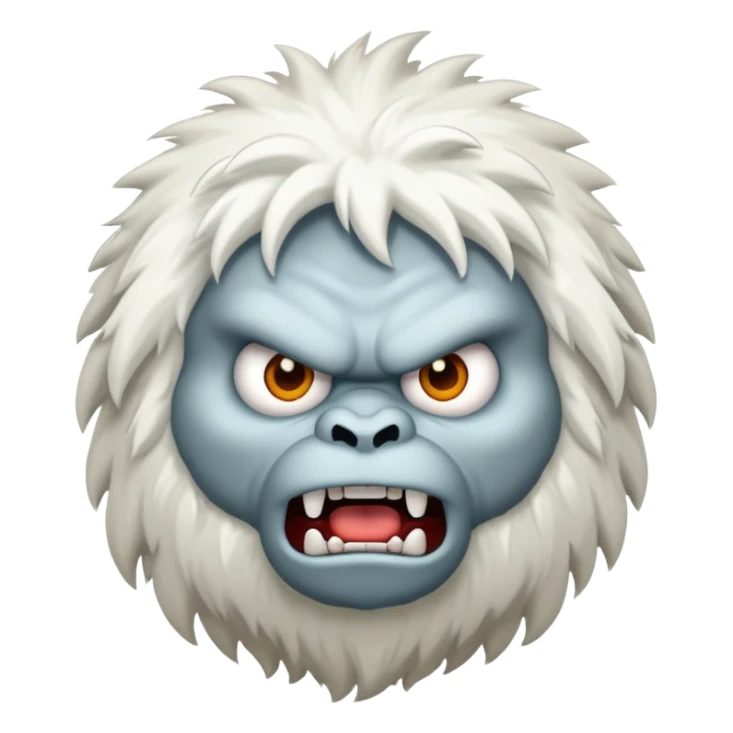 Angry yeti sticker