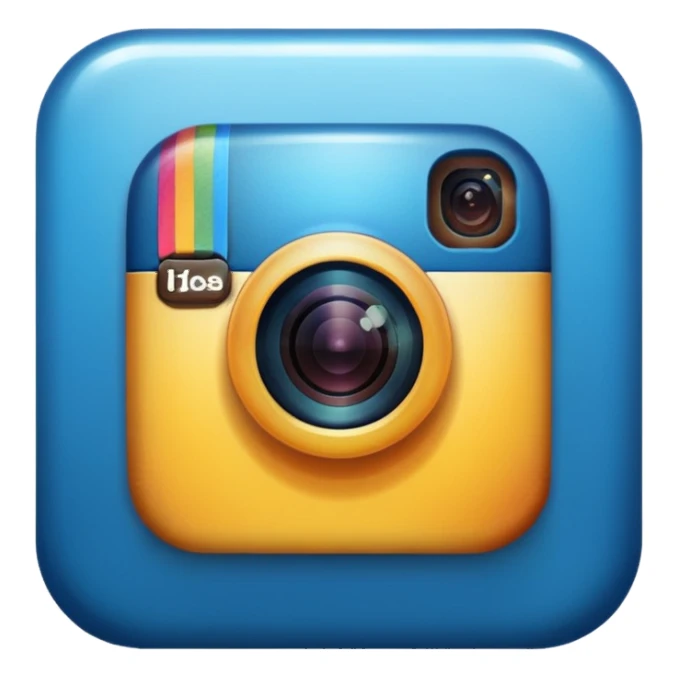 Instagram blue thick meta verifed sticker