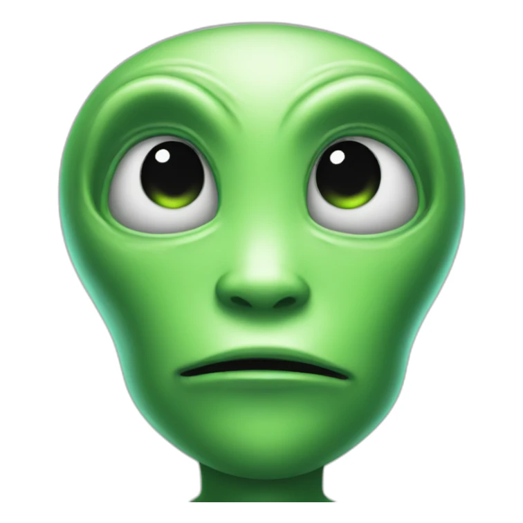 In love alien sticker