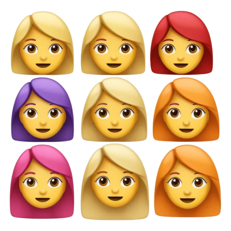 Emojis femininos sticker