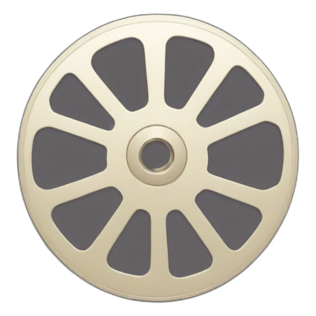film reel sticker