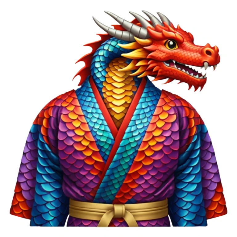 kimono dragon sticker