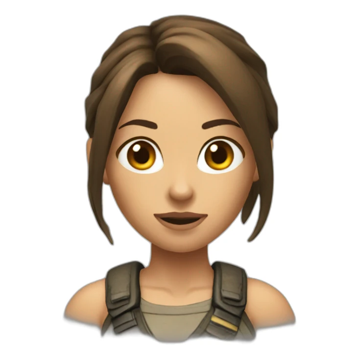 lara-croft sticker
