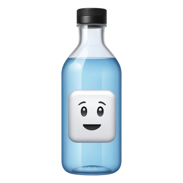 démaquillant avec ecriture sticker