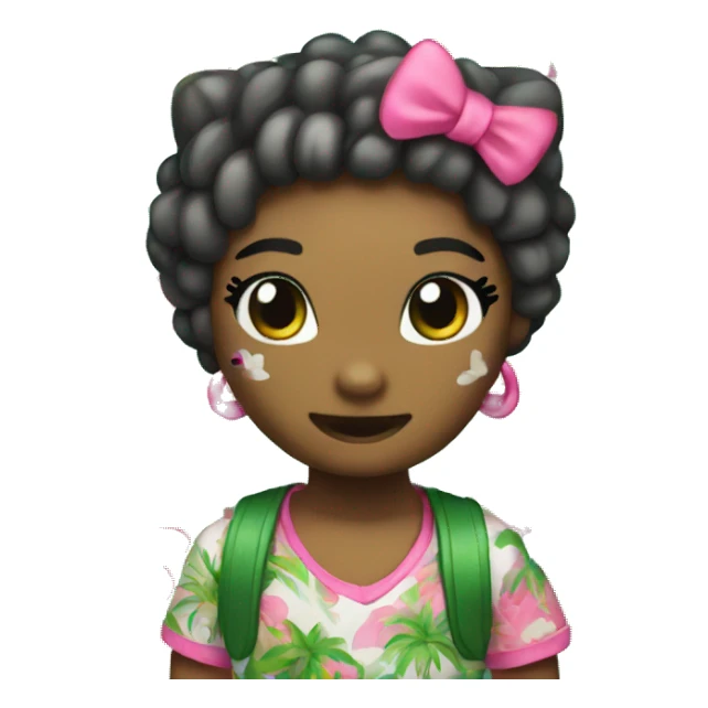 Tropical hello kitty  sticker