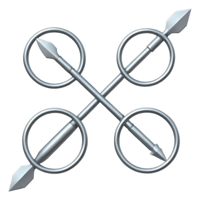 Flechas que fluyen y forman un círculo sticker