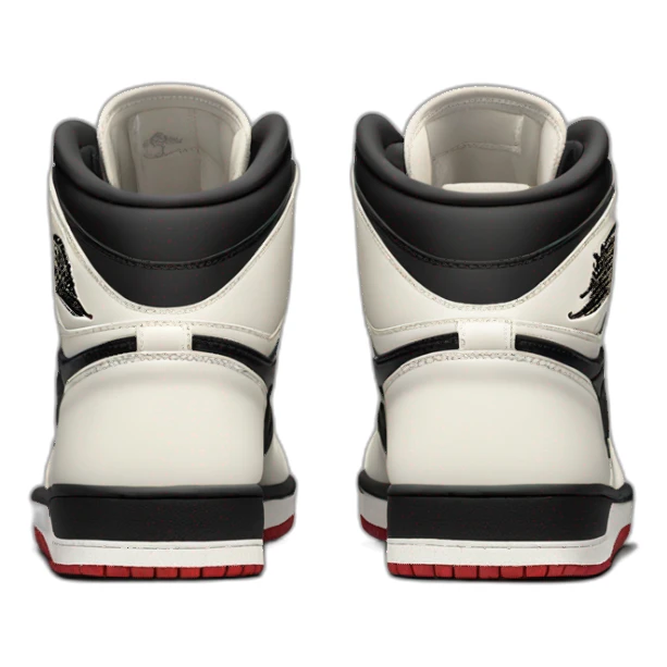 Jordan 1 Brun noir sticker