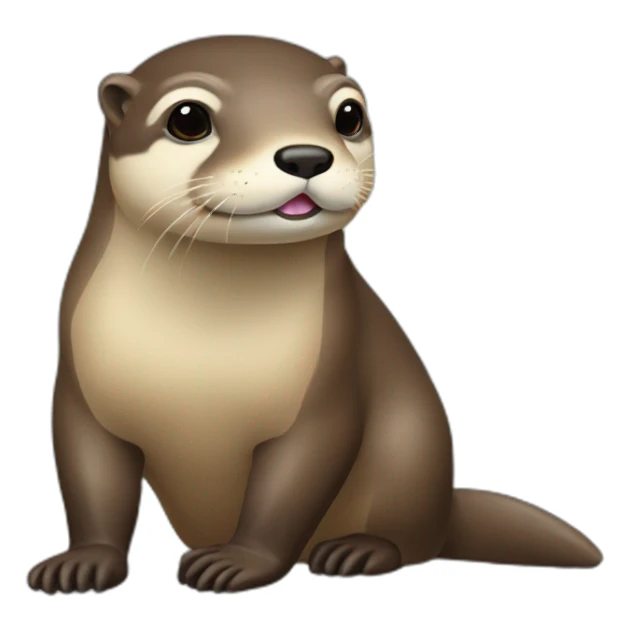 Loutre sur chameau sticker