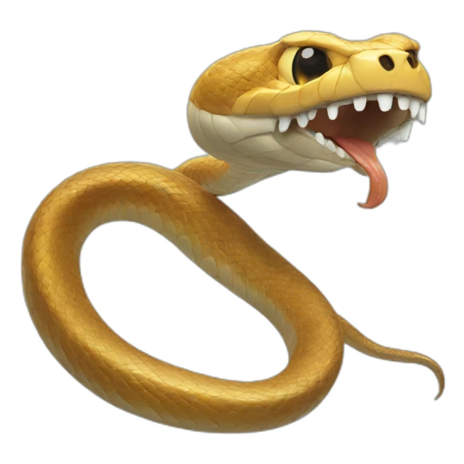 snake removed from the mouth sticker