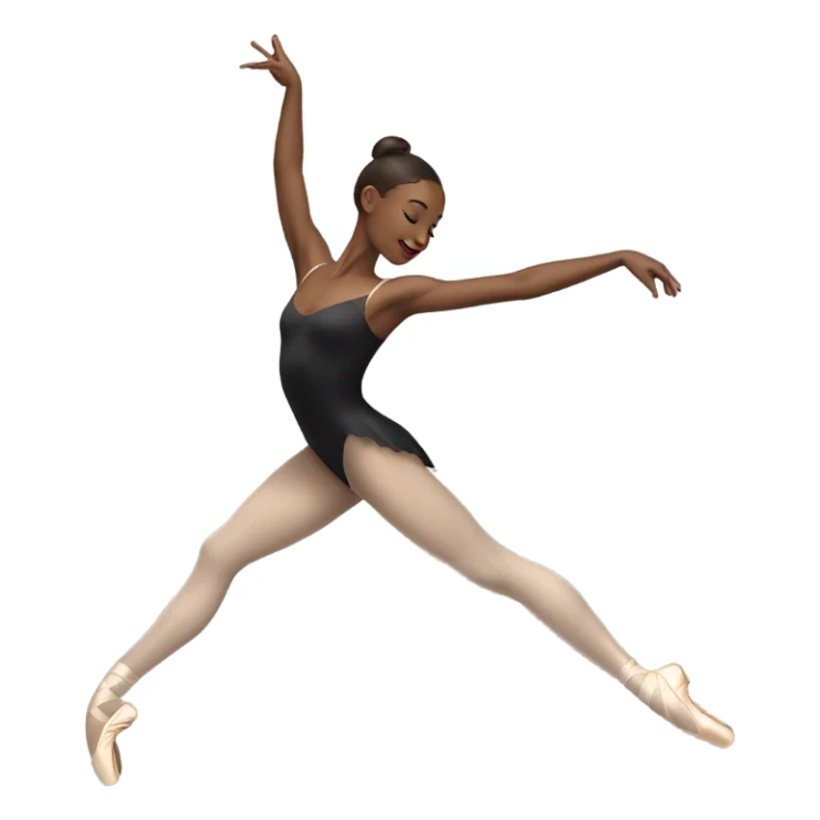Ballet dancer in thigh highs sticker