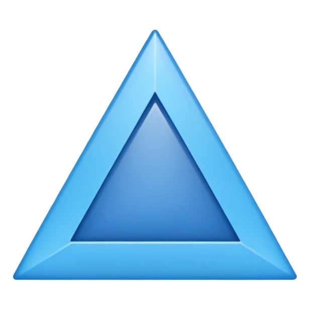 Triangle sticker