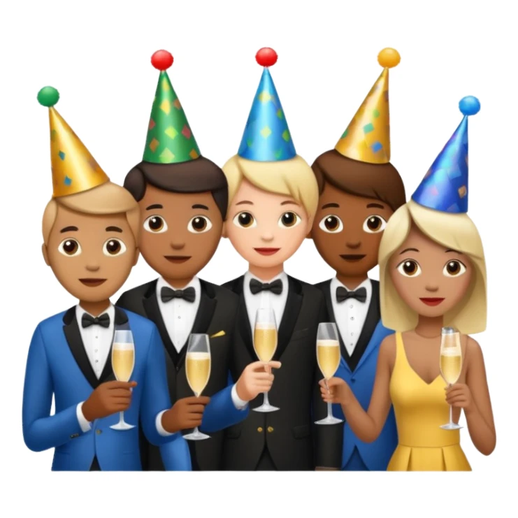 Red group peoples party sticker