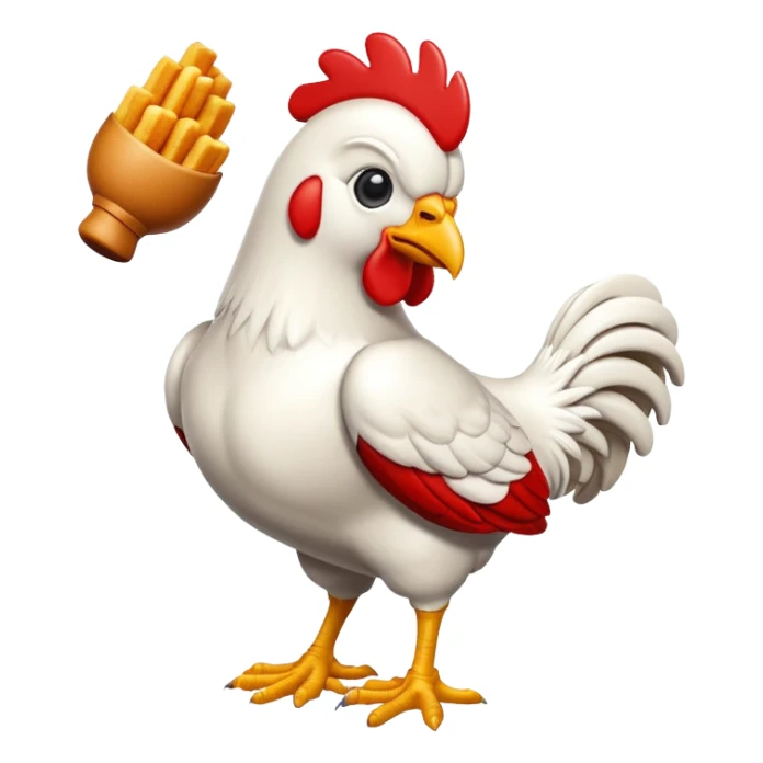 Raising Canes logo with chicken mascot sticker