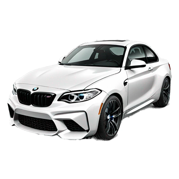 bmw m2 white sticker