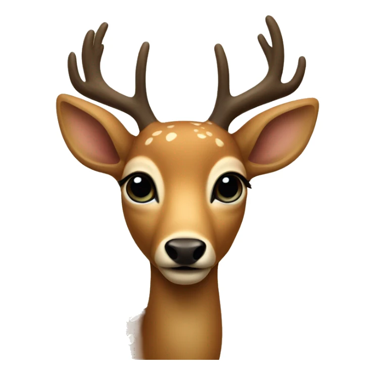 deer with x’s for eyes sticker