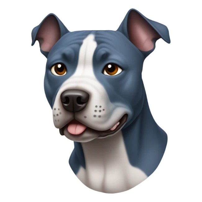 Blue staffy sticker