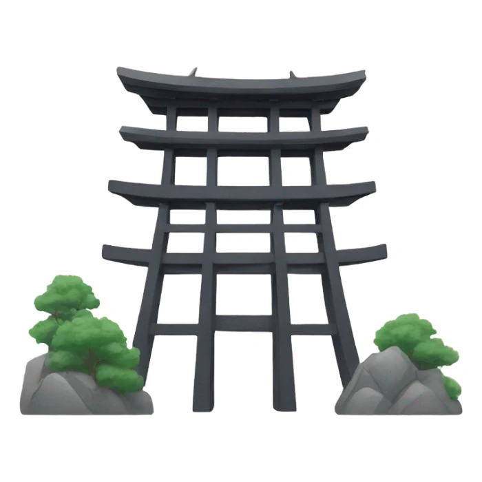 japan monument sticker