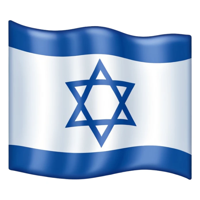 israeli flag sticker