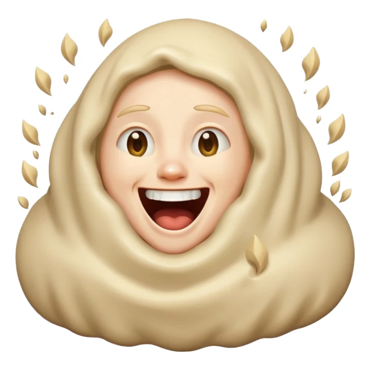 About to bury out laughing  sticker