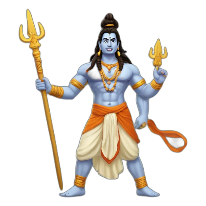 lord-shiva-in-anger sticker