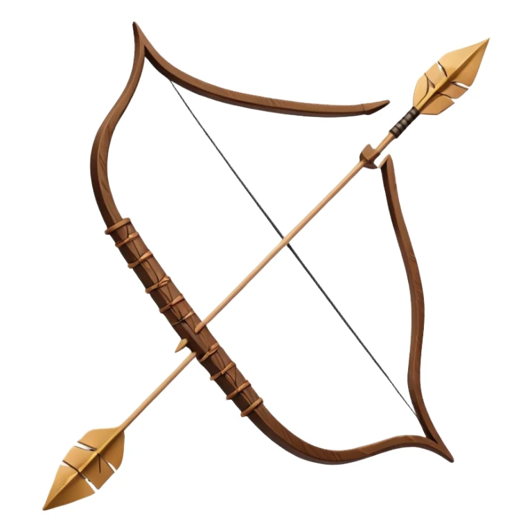 bow and arrow sticker