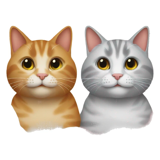 two cats on their honeymoon sticker