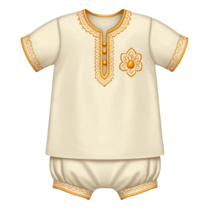 kurta with diaper sticker