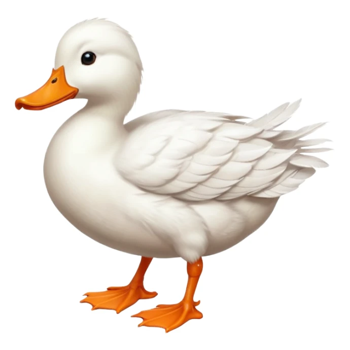 Duck walking sticker