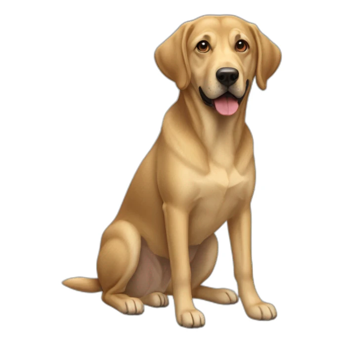 BavarianMountainHound-mixed-Labrador sticker