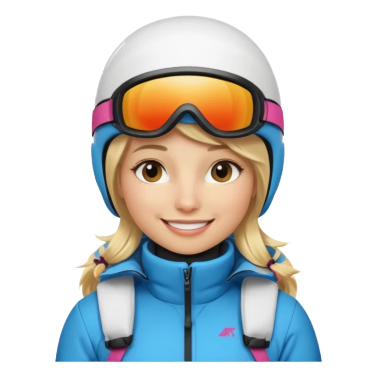  Ski Woman sticker