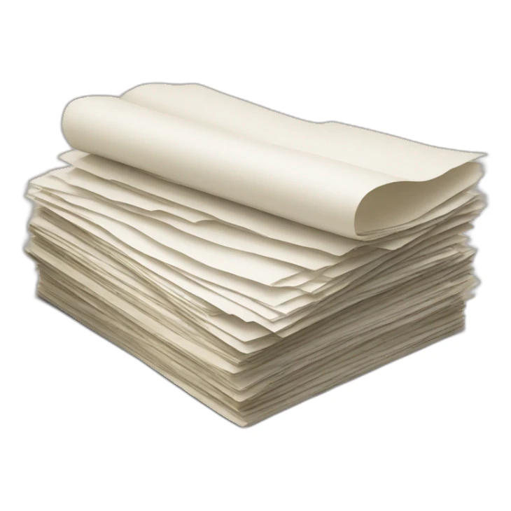 stack of student papers sticker