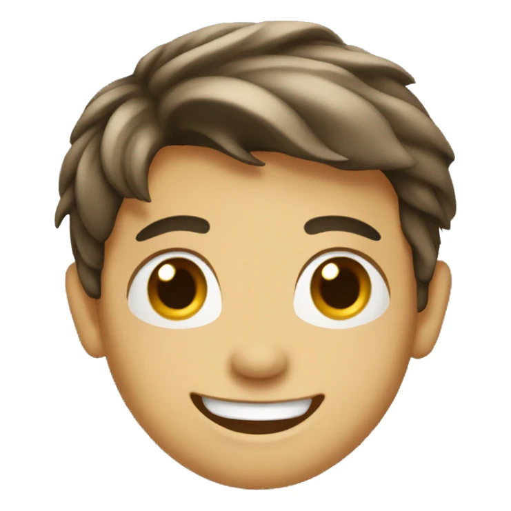 A BOY WITH SMILE  sticker