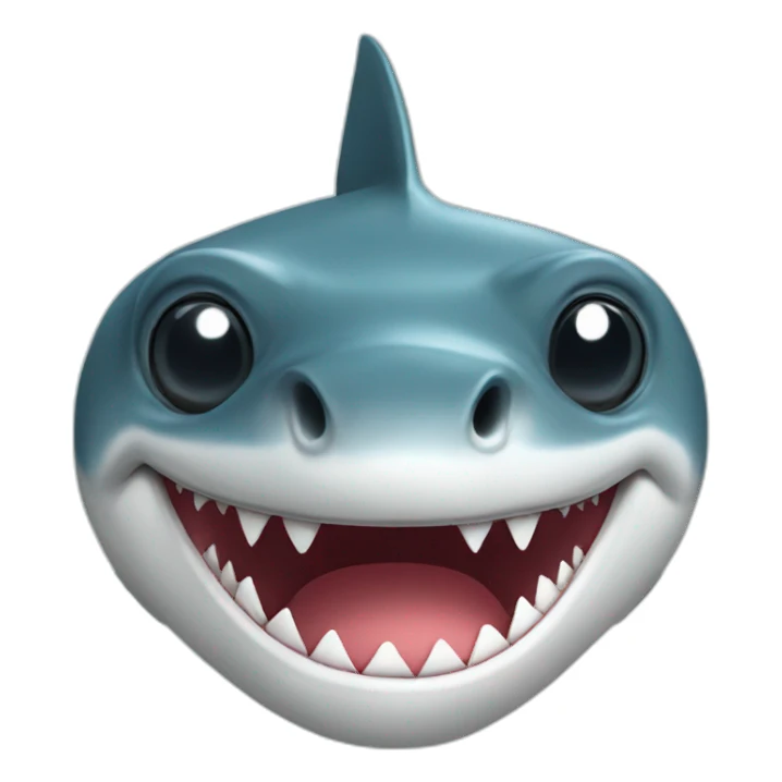 Shark wearing sunglass sticker