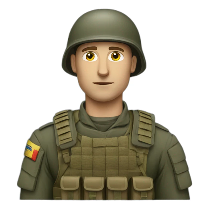 ukranian soldier sticker