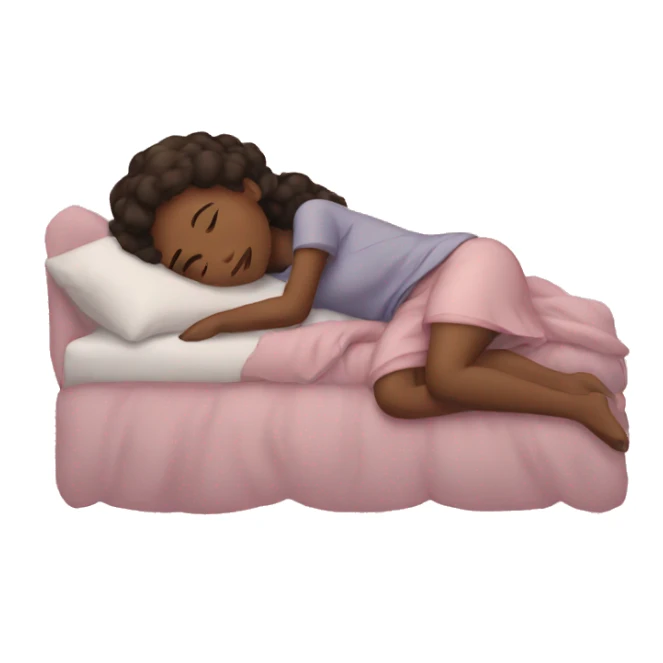 girl sleeping aesthetic sticker